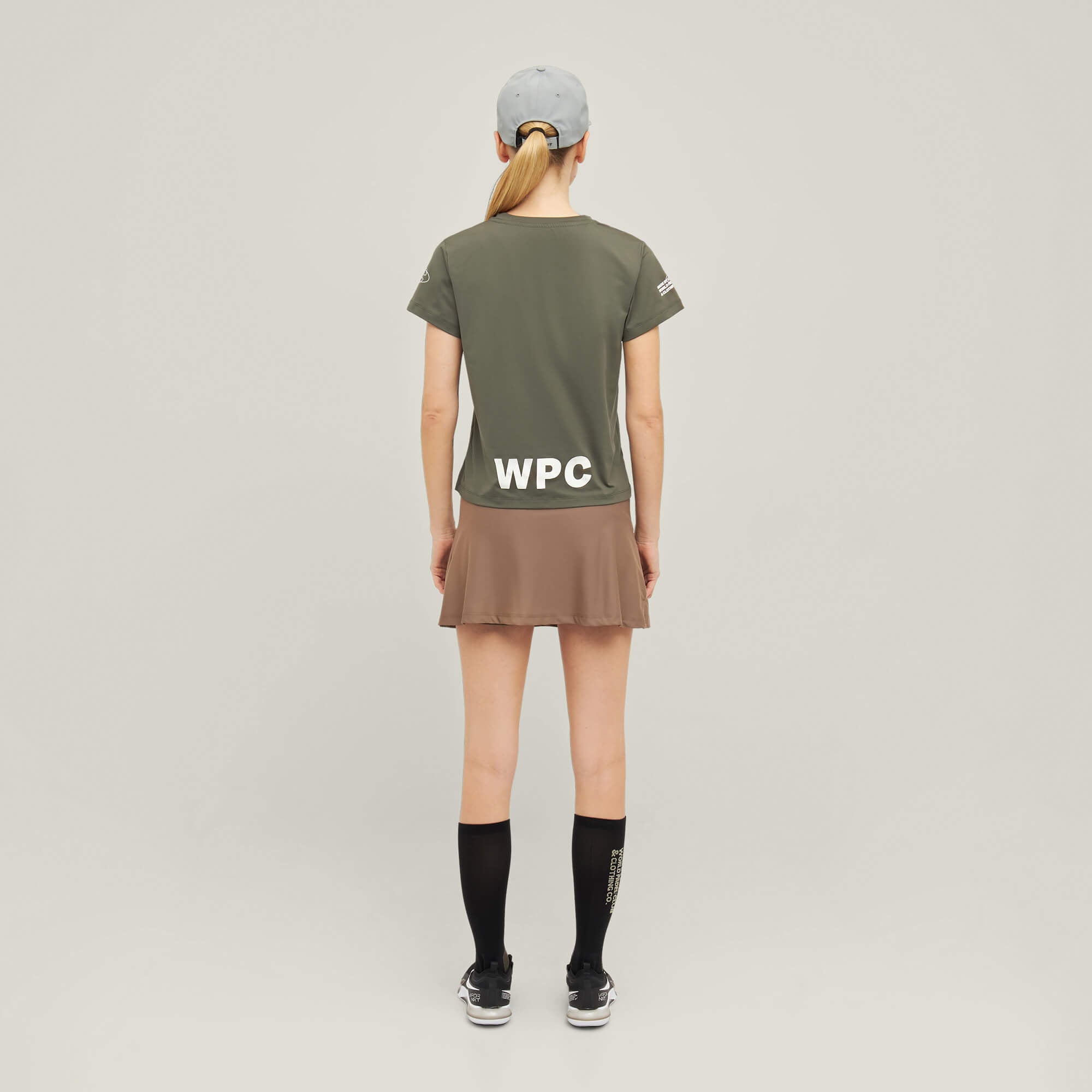 Oncourt Crop WPC T-shirt - Army