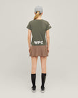 Oncourt Crop WPC T-shirt - Army