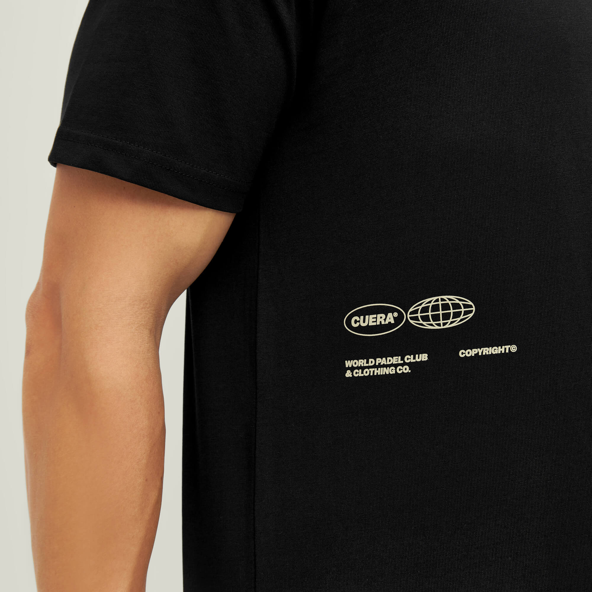 Relaxed Heavy Globe T-Shirt - Black