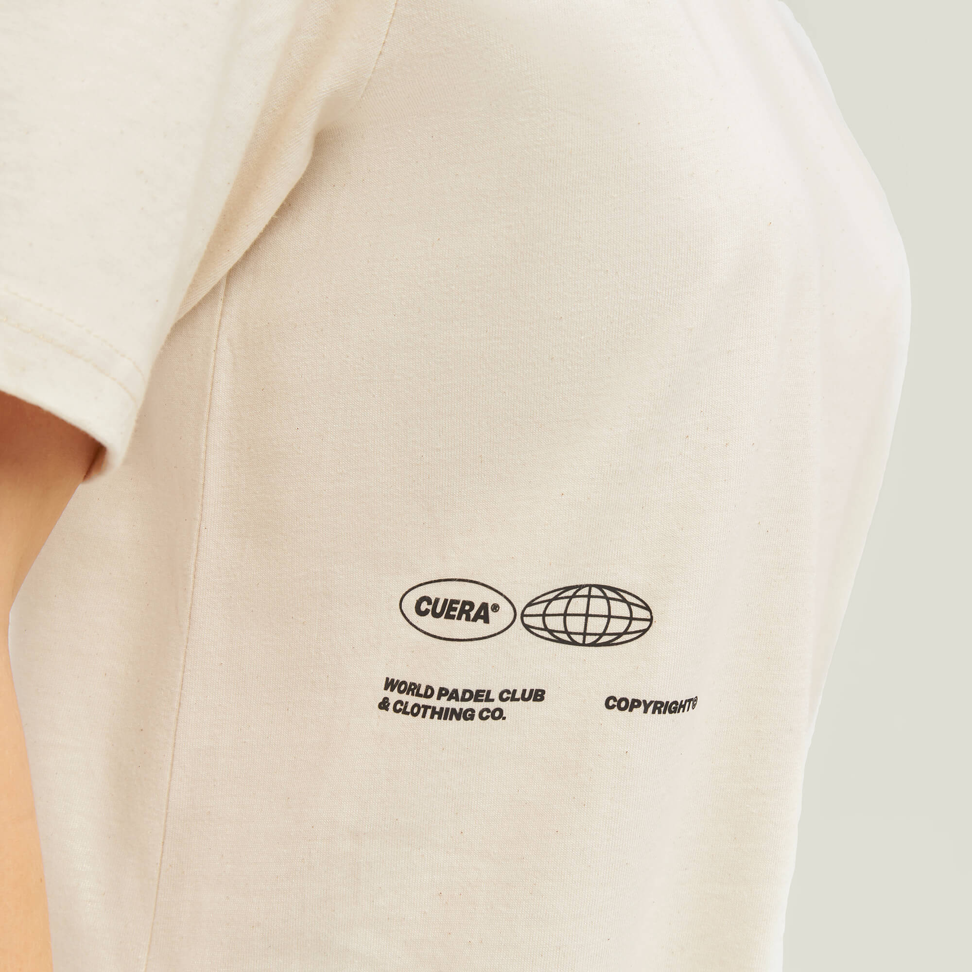 Relaxed Heavy Globe T-shirt - Off White