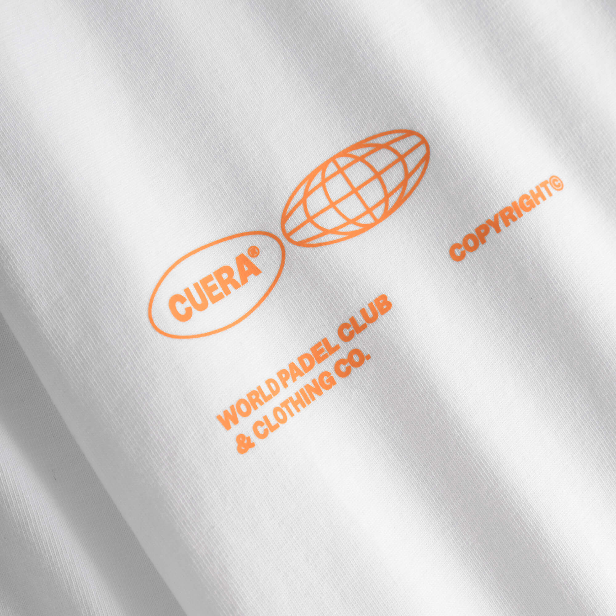 Relaxed Zwaar Globe T-shirt - Wit