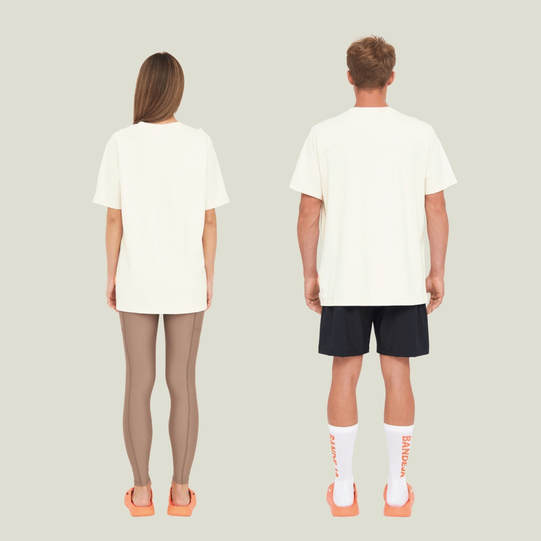 Relaxed Oversize Offcourt T-Shirt P - Off White