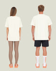 Relaxed Oversize Offcourt T-Shirt P - Off White