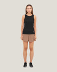 Active Rib Tank Top - Black