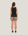 Active Rib Tank Top - Black