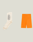 Oncourt H.W. Short Orange Tights & 2-Pack ICT Socks Bundle