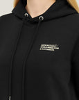 Long Offcourt Hoodie - Black