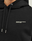 Relaxed Heavy Offcourt Hoodie - Zwart