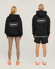 Relaxed Heavy Offcourt Hoodie - Zwart