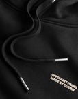 Relaxed Heavy Offcourt Hoodie - Zwart