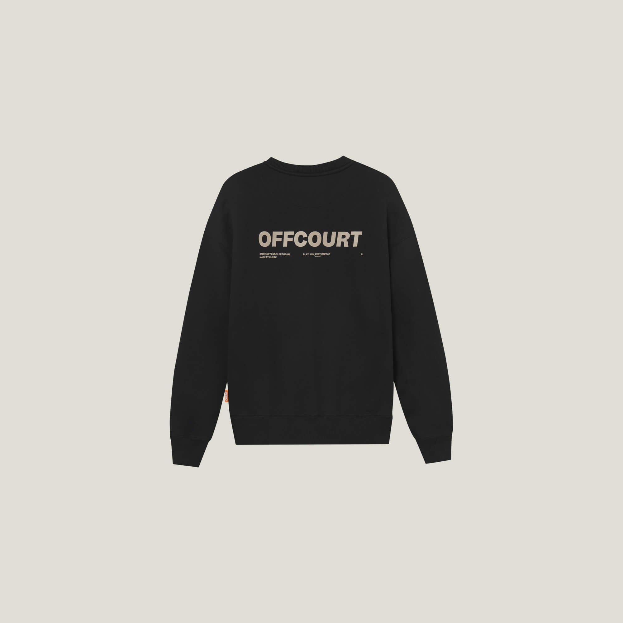 Relaxed Offcourt Crew P - Black