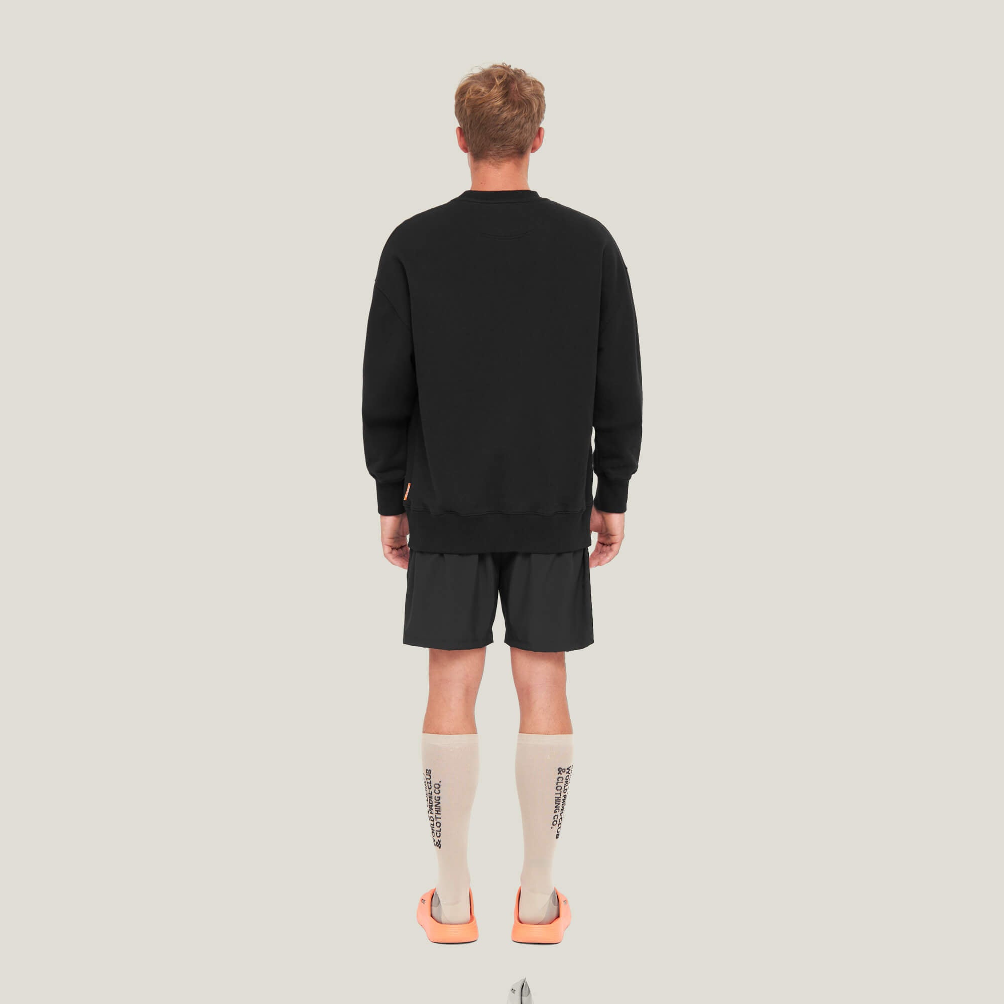 Relaxed Offcourt Crew P - Black