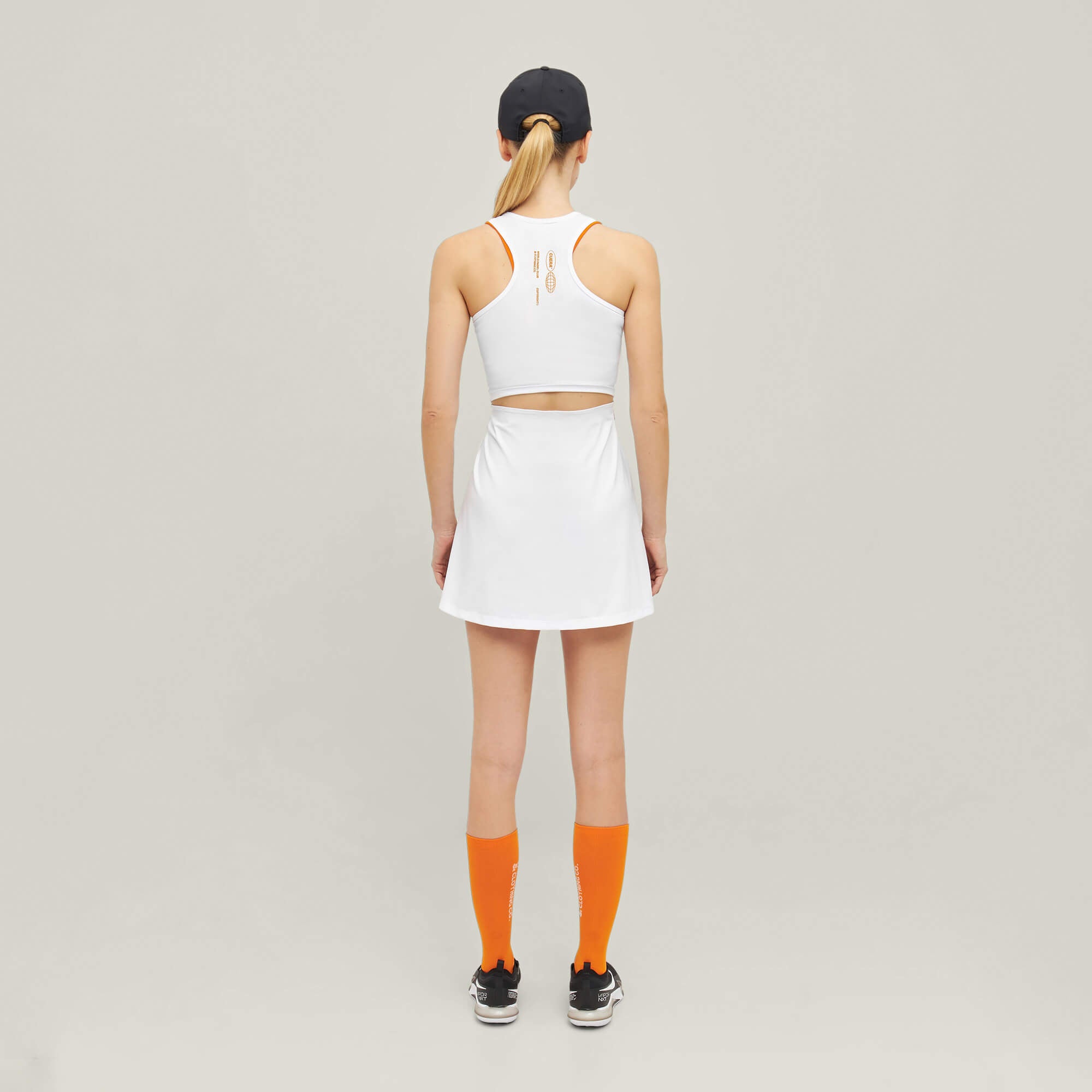 Oncourt Globe Dress - White