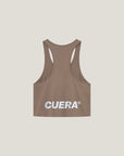 Flame light weight oversized Tank Top - Walnut