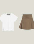 Oncourt Skirt 2-in-1 & Crop WPC T-shirt uniform