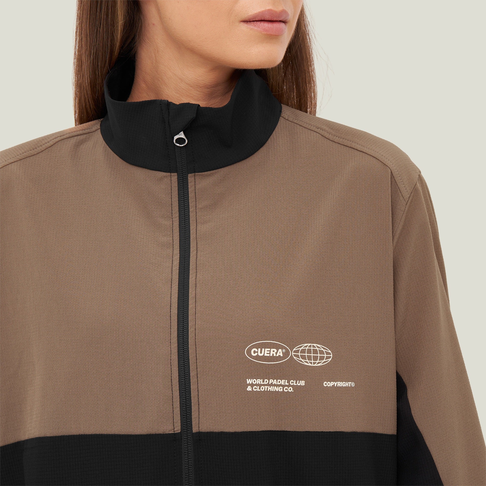 Active Track Jacket - Sort / Valnød